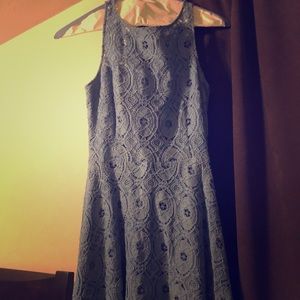 Baby blue fit and flare size 6 dress